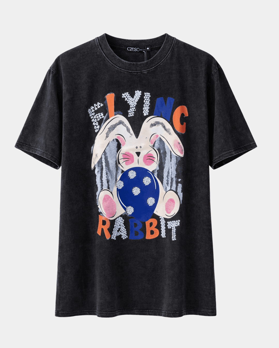Flying Rabbit Vintage Graphic Tee