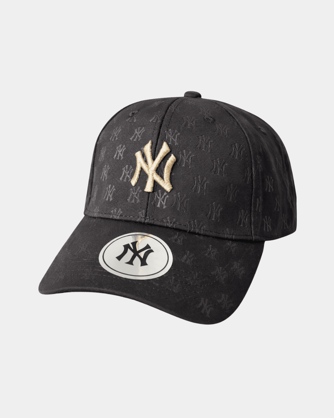 Gold Big NY Embroidered Adjustable Black Cap
