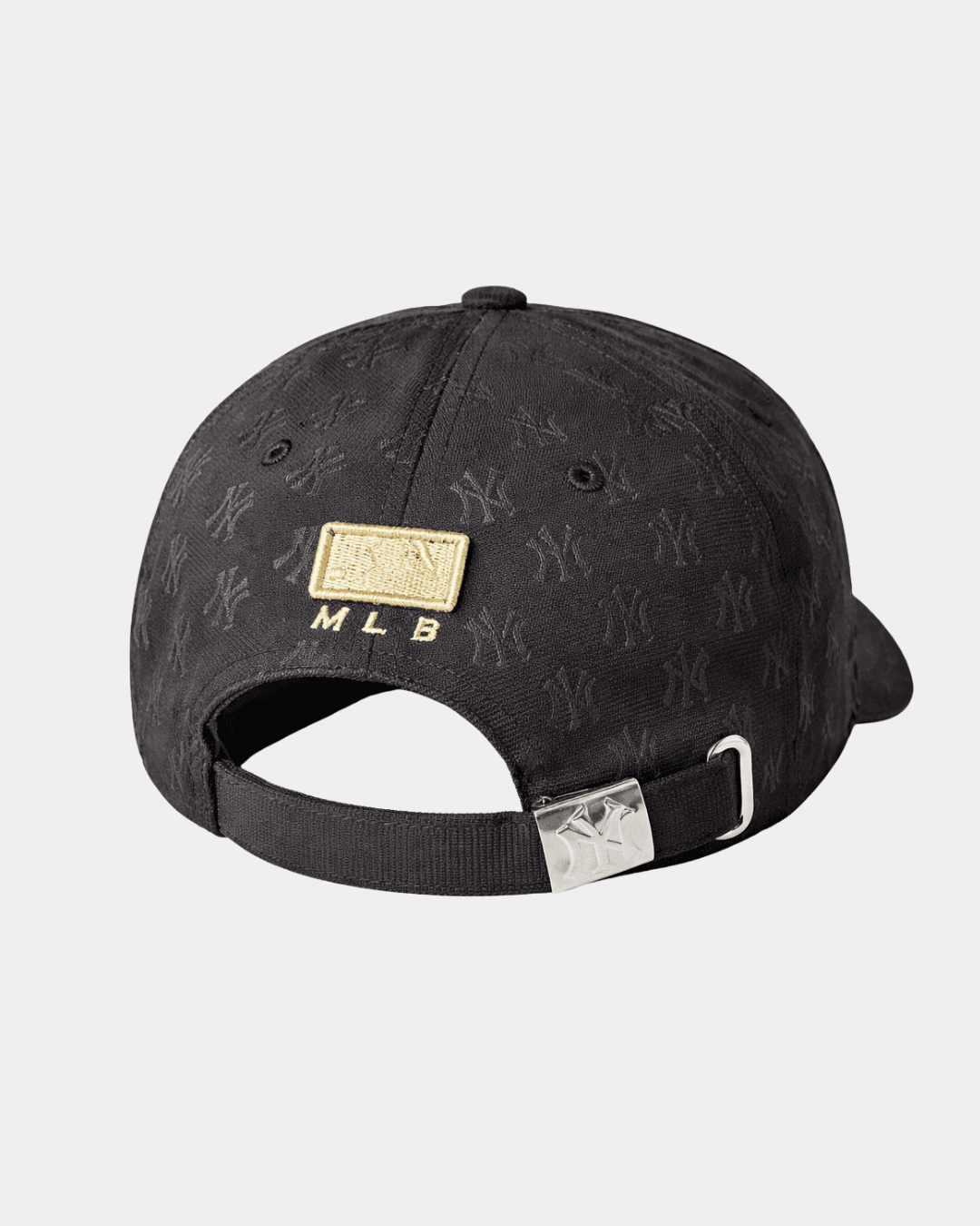 Gold Big NY Embroidered Adjustable Black Cap