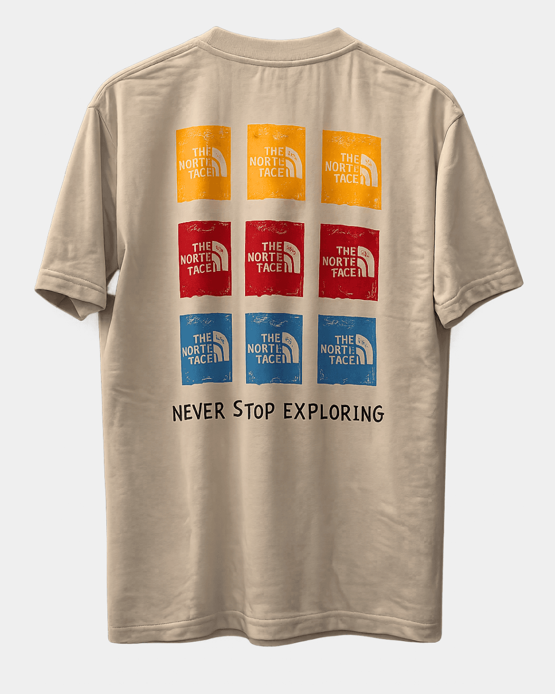 The North Face Beige Logo Tee